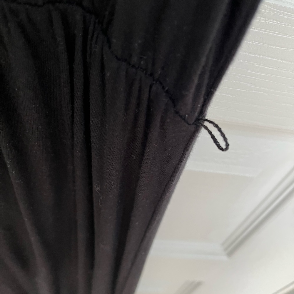 Merona Cotton Tank Knit T Shirt Dress - Black - Picture 11 of 12